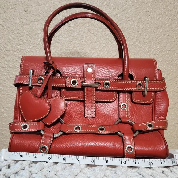 Mulberry Luella Giselle Y2K Barbiecore leather tote Handbag Bag - Picture 7 of 11